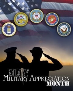 Welcome to National Military Appreciation Month